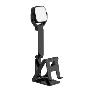 2021 Latest LED Light Stand Folding Phone Holder for Desk